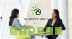 Desktop Screenshot of deafcounseling.com